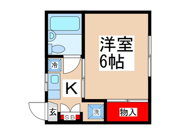 葵ハイムの物件間取画像